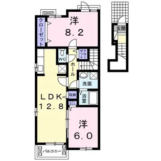 パルテールV【2階】の間取り