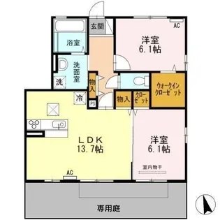 N.ソフィア【1階】の間取り
