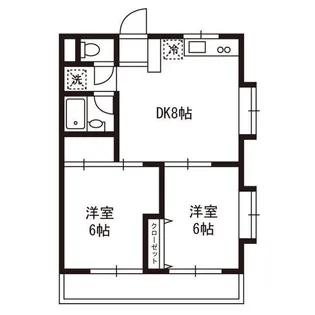 NDハイム5【2階】の間取り