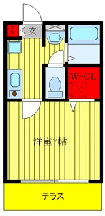 サウステラス池袋【1階】の間取り