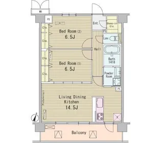 HIGASHIKOMATSUGAWA APARTMENT【3階】の間取り