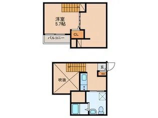 CRASTINE鹿児島【2階】の間取り