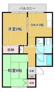 ブランマヌール【2階】の間取り