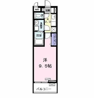 リルシア エル【3階】の間取り