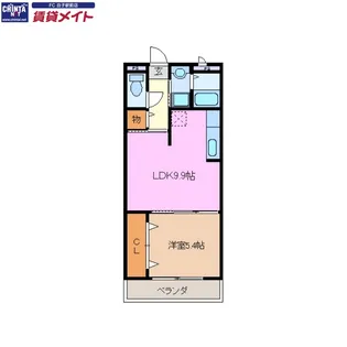 道伯ゴールドヒルズ ローレル【1階】の間取り