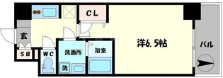 ルーエ本町(旧:Core本町)【5階】の間取り