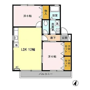 エミネンス A棟【2階】の間取り