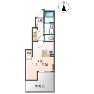 ブランシュI【1階】の間取り