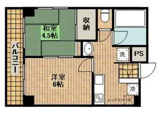シャトル新城【3階】の間取り