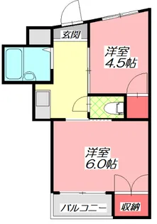オペルIII番館【3階】の間取り