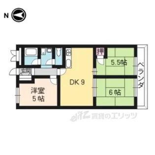 第2くめマンション【2階】の間取り