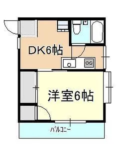 コーポ京山【1階】の間取り