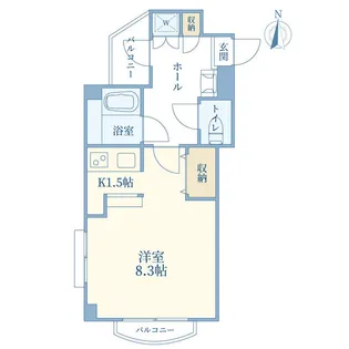 メゾンアンソレイエ【3階】の間取り