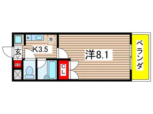 心は-とひるず【3階】の間取り