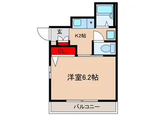 ラ・シャリテ【2階】の間取り