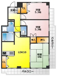 リファイン山加【3階】の間取り