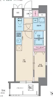 イクシオン美野島【5階】の間取り