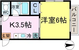 ショウハイム【2階】の間取り