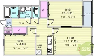 SKYWIND B【2階】の間取り