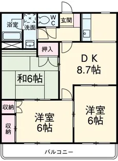 コンフォール【1階】の間取り