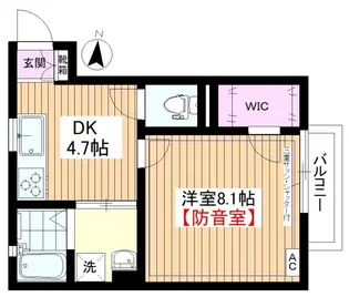 ラヴィテックス上板橋【2階】の間取り