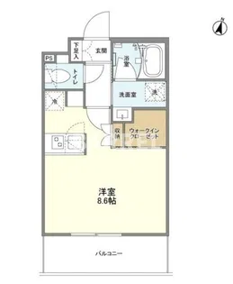 ウェルスクエア池田石橋II【1階】の間取り