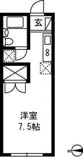 メゾン62【2階】の間取り