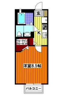 プレディオ毛呂山B棟【1階】の間取り