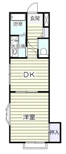 ホワイトヴィラ飯野坂II【1階】の間取り