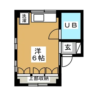 1Rの間取り画像