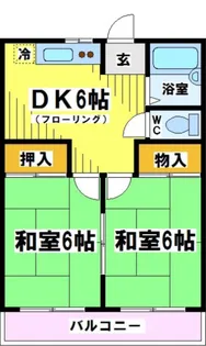 新町ハイツ【2階】の間取り