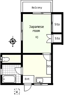 ハイム小林【2階】の間取り