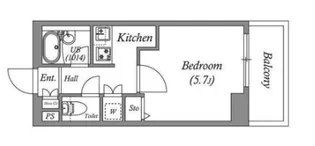 レジディア横濱関内【7階】の間取り