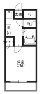 カルフール東洋【2階】の間取り