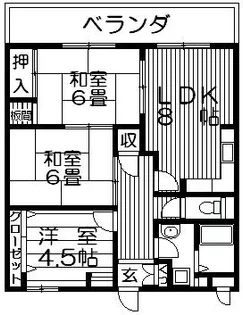 メゾンアコアラム【5階】の間取り