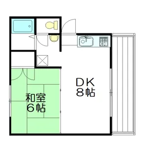 ホリエコーポ【1階】の間取り