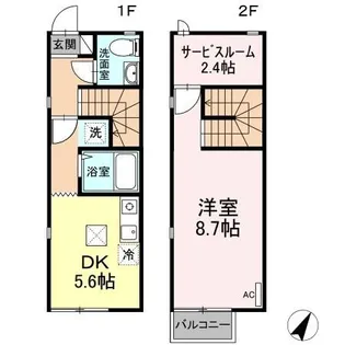 栃木県宇都宮市ゆいの杜2【一戸建】の間取り
