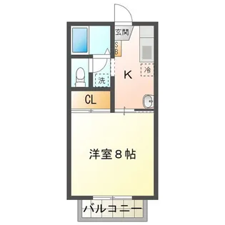 メゾンドKIRAKU【1階】の間取り