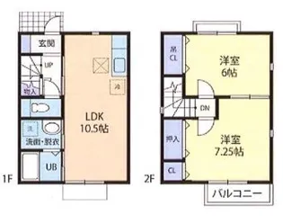 宮城県柴田郡柴田町東船迫1【一戸建】の間取り