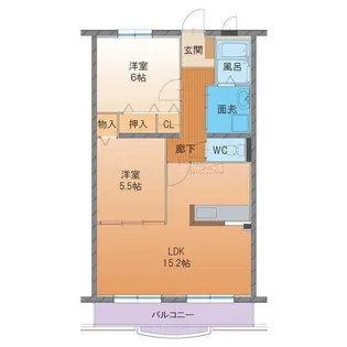 ハートフル LIFE【2階】の間取り