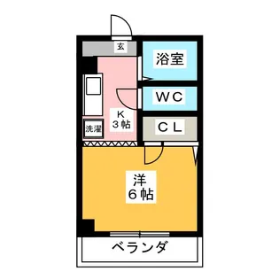 ASANOIIビル【3階】の間取り