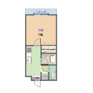 インフィニティ別宮【3階】の間取り
