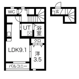 フォルーナV【2階】の間取り