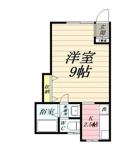 神奈川県小田原市堀之内【アパート】の間取り