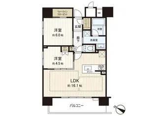 クレアホームズフラン仙台五橋【13階】の間取り