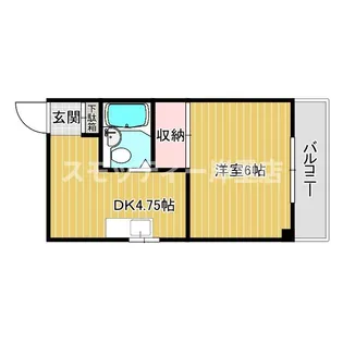 ラパンジール大国3【4階】の間取り