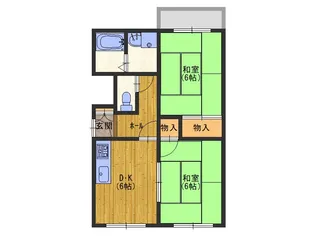 苗代台ハイツ【1階】の間取り