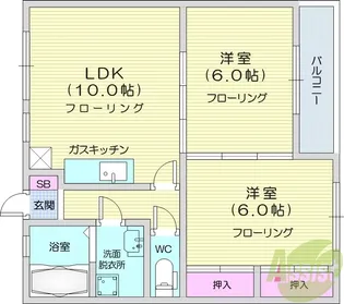 ファミールYOU【2階】の間取り
