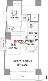 イストワール【6階】の間取り