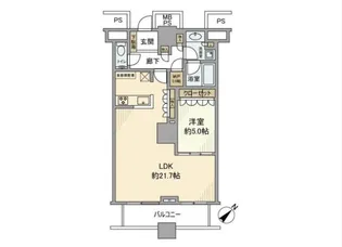 THE TOKYO TOWERS MIDTOWER【34階】の間取り